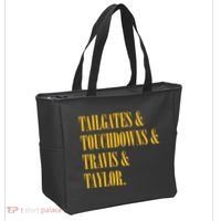 Tailgates And Touchdowns Tote Bag thumb 2