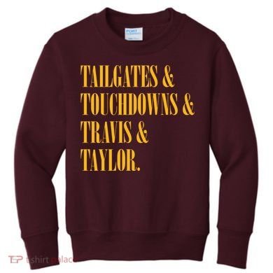 Tailgates And Touchdowns Kids Sweatshirt