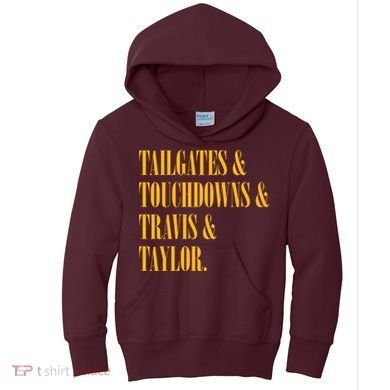 Tailgates And Touchdowns Kids Hoodie