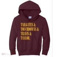 Tailgates And Touchdowns Kids Hoodie thumb 0