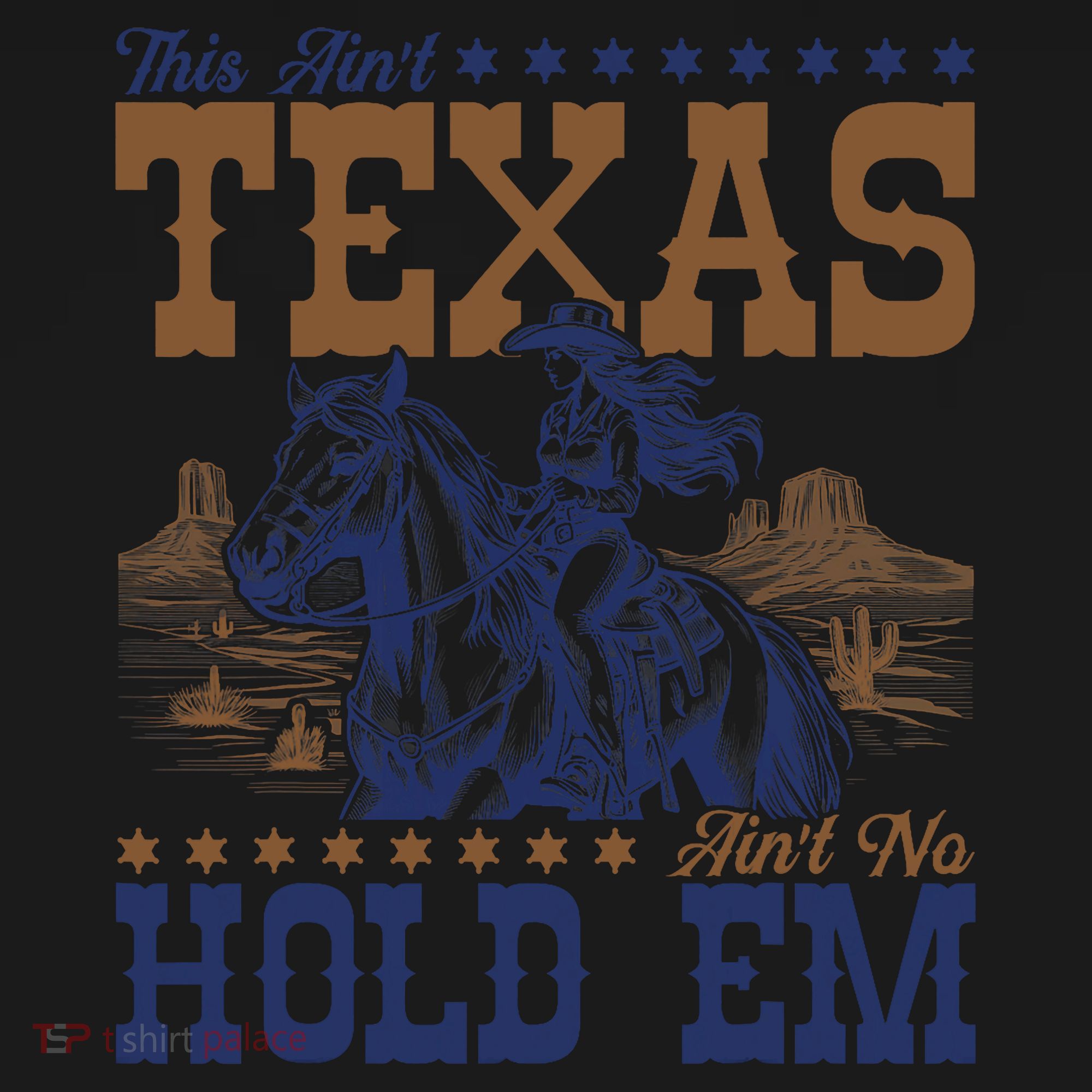 This Ain't Texas Ain't No Hold Em  Coaster