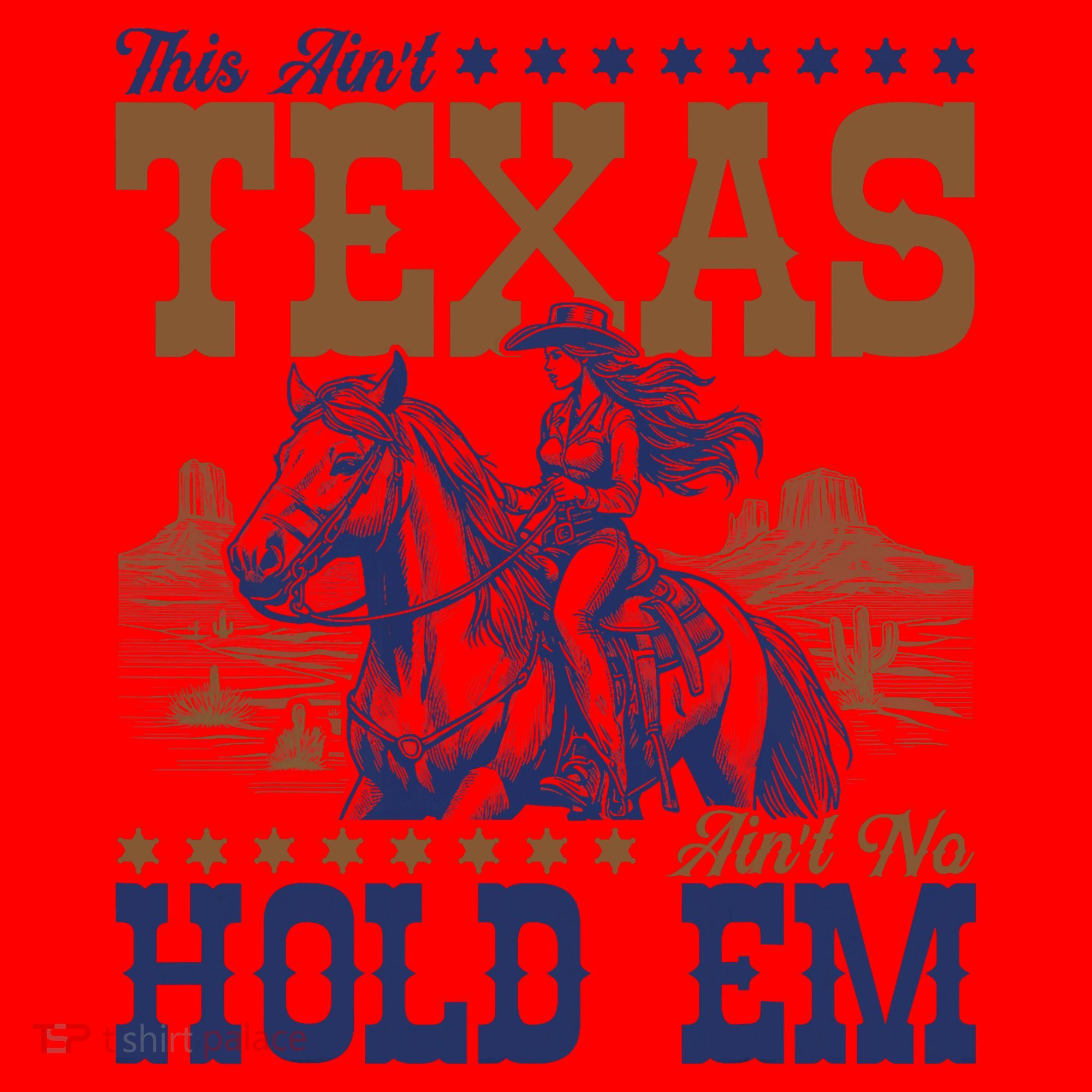 This Ain't Texas Ain't No Hold Em  Santa Hat
