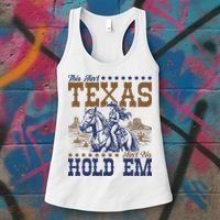 This Ain't Texas Ain't No Hold Em  Women's Tank Top thumb 3