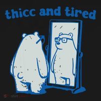 Thicc And Tired Bear Tote Bag thumb 4