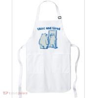 Thicc And Tired Bear Apron thumb 0
