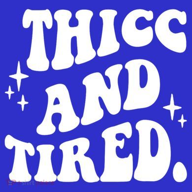 Thicc And Tired Funny Saying Groovy Baby Bodysuit