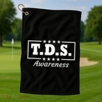 Tds Awareness Trump Wins 2024 45 & 47 Golf Towel thumb 1