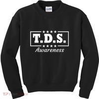 Tds Awareness Trump Wins 2024 45 & 47 Kids Sweatshirt thumb 0