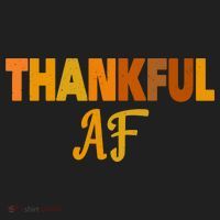 Thankful AF Turkey Trot Gift Funny Thanksgiving Women's Sweatshirt thumb 2