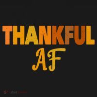 Thankful AF Turkey Trot Gift Funny Thanksgiving Sweatshirt thumb 3