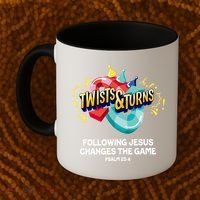Twists And Turns VBS Follow Jesus Change The Games Coffee Mug thumb 2