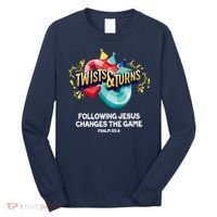 Twists And Turns VBS Follow Jesus Change The Games Long Sleeve Shirt thumb 0