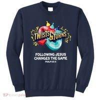 Twists And Turns VBS Follow Jesus Change The Games Sweatshirt thumb 0