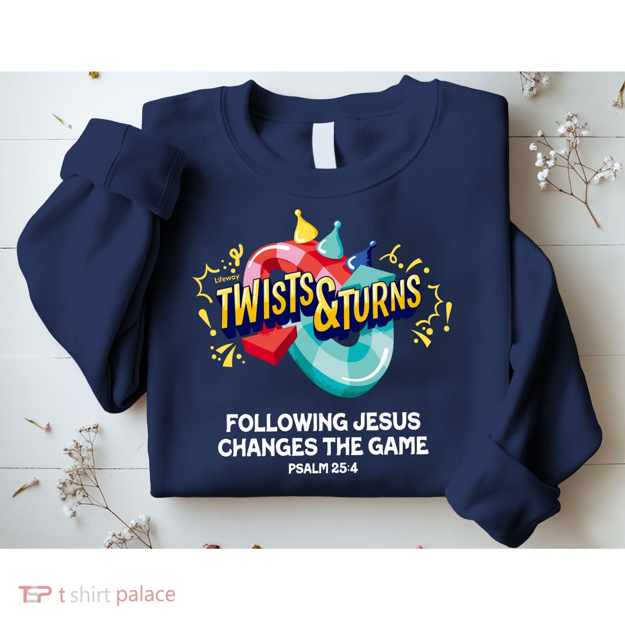 Twists And Turns VBS Follow Jesus Change The Games Sweatshirt