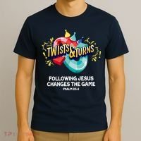 Twists And Turns VBS Follow Jesus Change The Games T-Shirt thumb 3