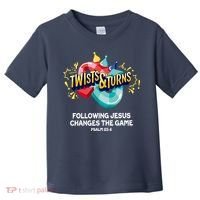 Twists And Turns VBS Follow Jesus Change The Games Toddler T-Shirt thumb 0