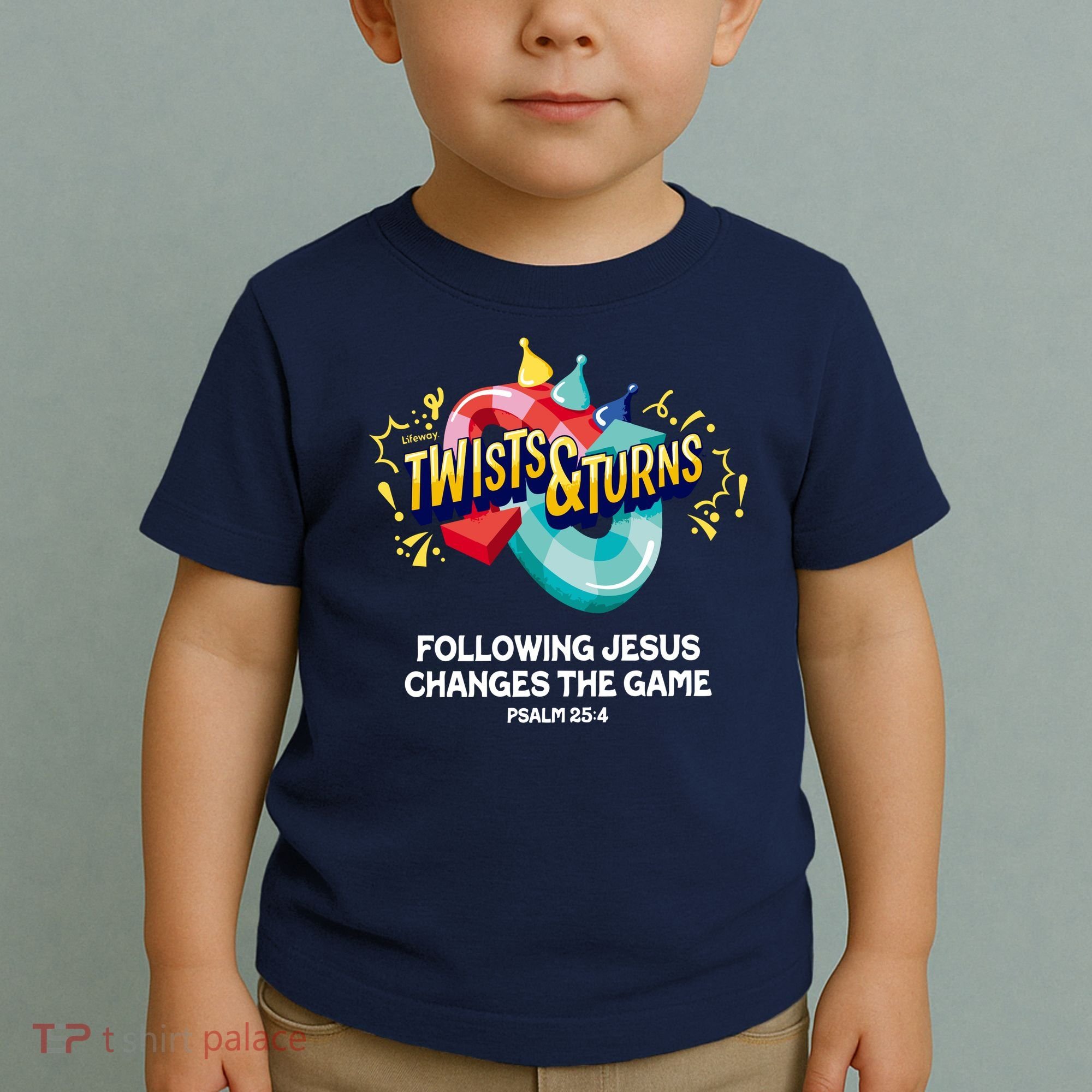 Twists And Turns VBS Follow Jesus Change The Games Toddler T-Shirt