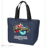 Twists And Turns VBS Follow Jesus Change The Games Tote Bag thumb 3