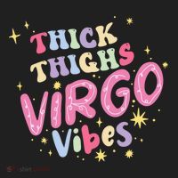 Thick And Thighs Virgo Vibes August September Birthday Groovy Funny Gift Beanie thumb 2
