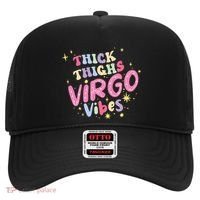 Thick And Thighs Virgo Vibes August September Birthday Groovy Funny Gift Hat thumb 0