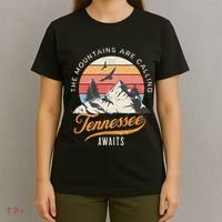 Tennessee Awaits The Mountains Are Calling Smokey Mountains T-Shirt thumb 4