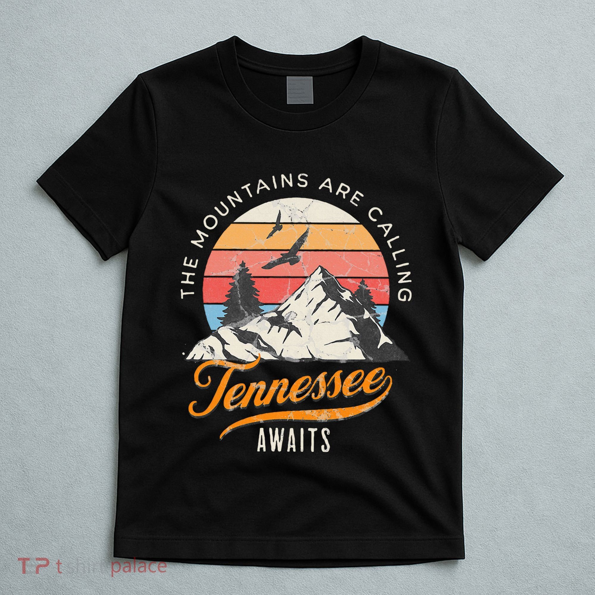 Tennessee Awaits The Mountains Are Calling Smokey Mountains T-Shirt