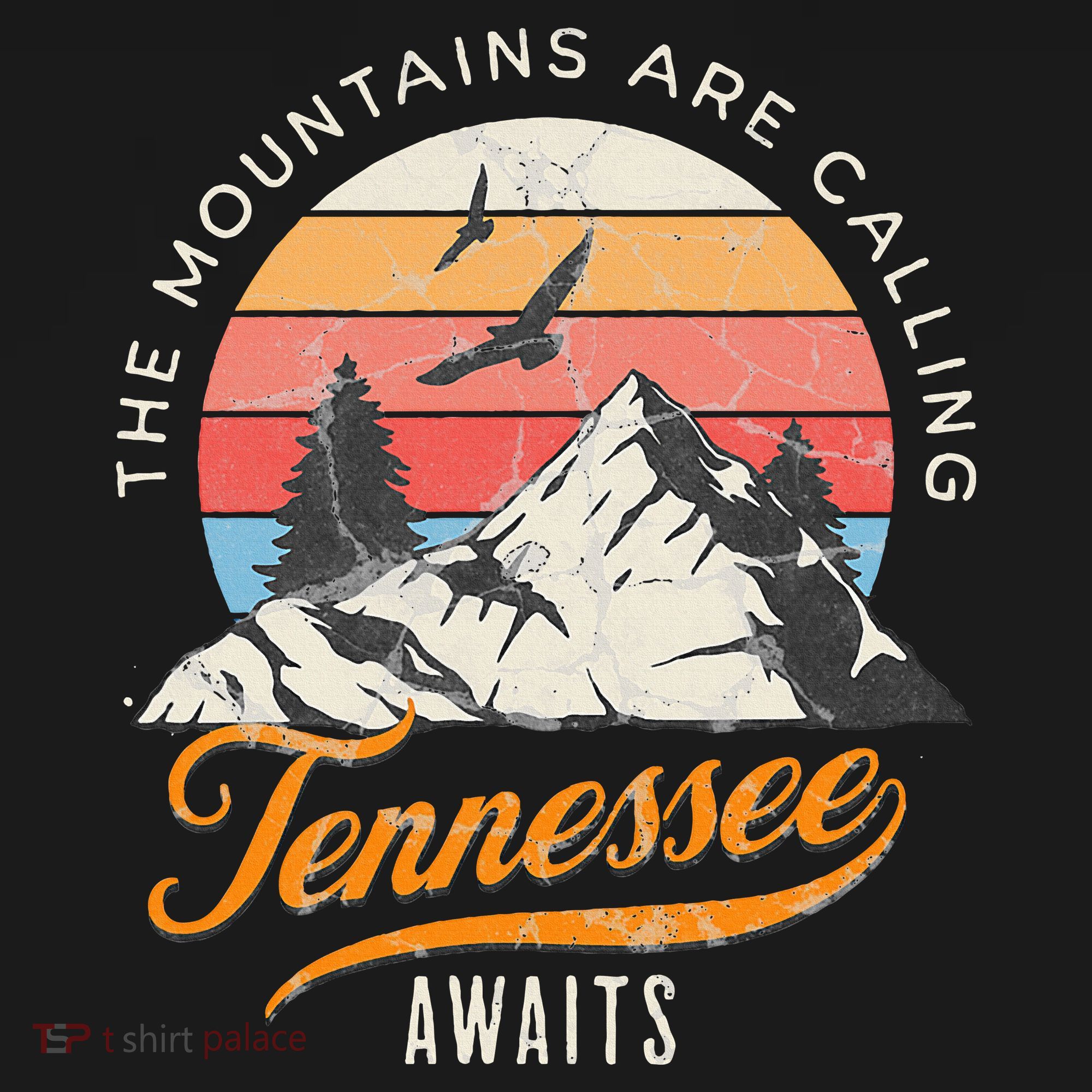 Tennessee Awaits The Mountains Are Calling Smokey Mountains Women's Tank Top