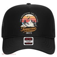 Tennessee Awaits The Mountains Are Calling Smokey Mountains Hat thumb 0