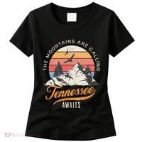 Tennessee Awaits The Mountains Are Calling Smokey Mountains Women's T-Shirt thumb 0