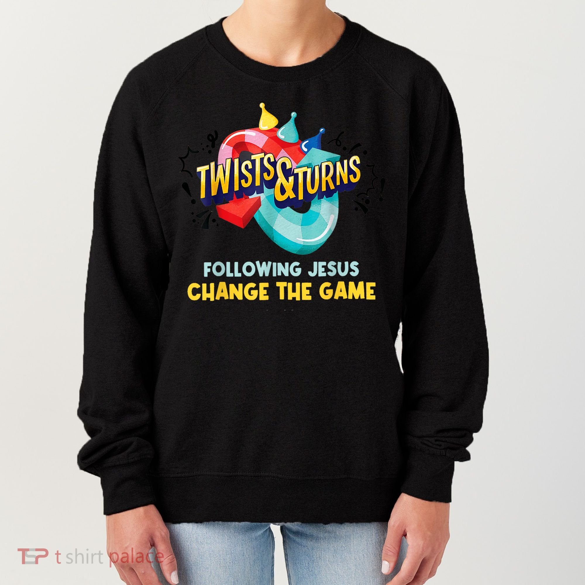 Twists And Turns VBS Follow Jesus Change The Games Women's Sweatshirt
