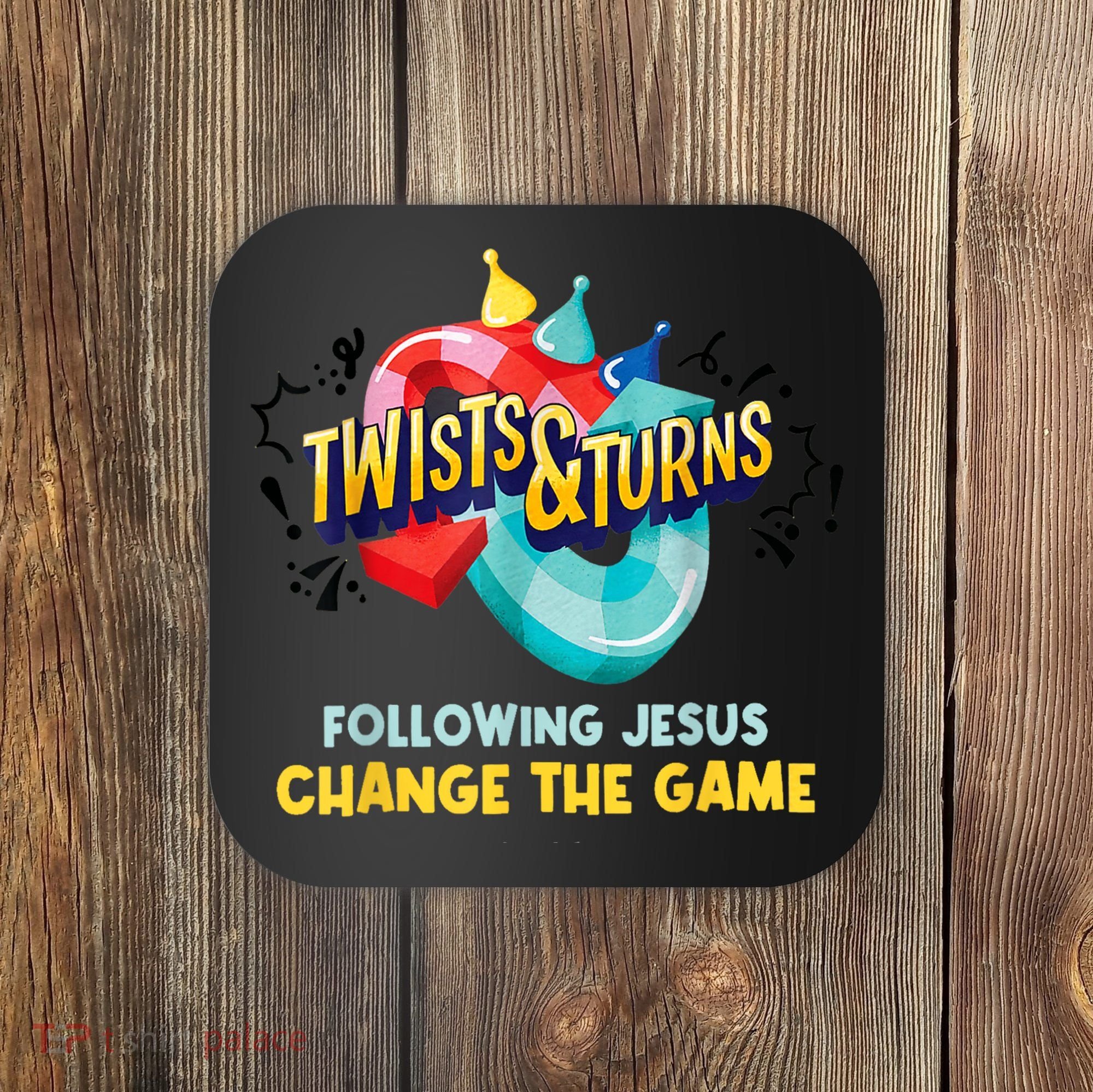 Twists And Turns VBS Follow Jesus Change The Games Coaster