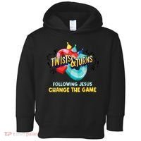 Twists And Turns VBS Follow Jesus Change The Games Toddler Hoodie thumb 0