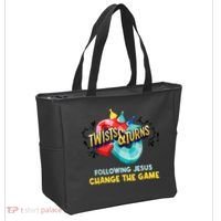 Twists And Turns VBS Follow Jesus Change The Games Tote Bag thumb 2
