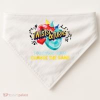 Twists And Turns VBS Follow Jesus Change The Games USA-Made Doggie Bandana thumb 0