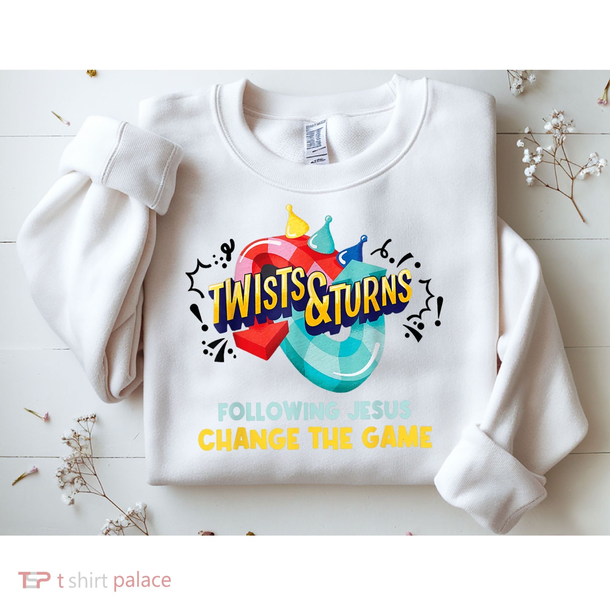 Twists And Turns VBS Follow Jesus Change The Games Sweatshirt