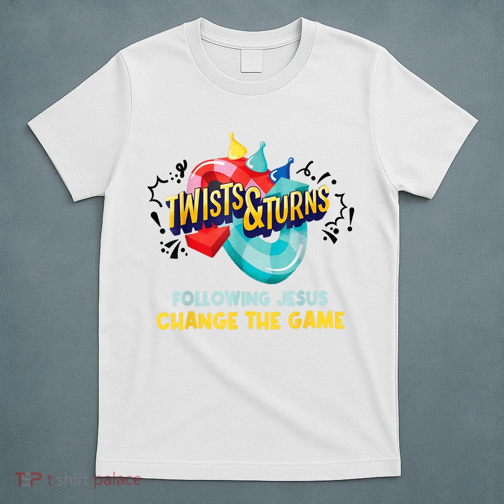 Twists And Turns VBS Follow Jesus Change The Games T-Shirt