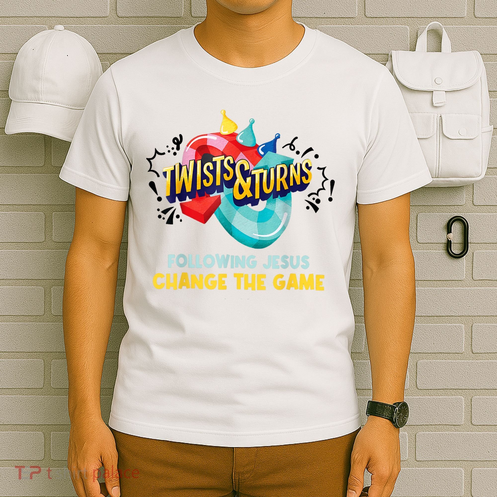 Twists And Turns VBS Follow Jesus Change The Games T-Shirt