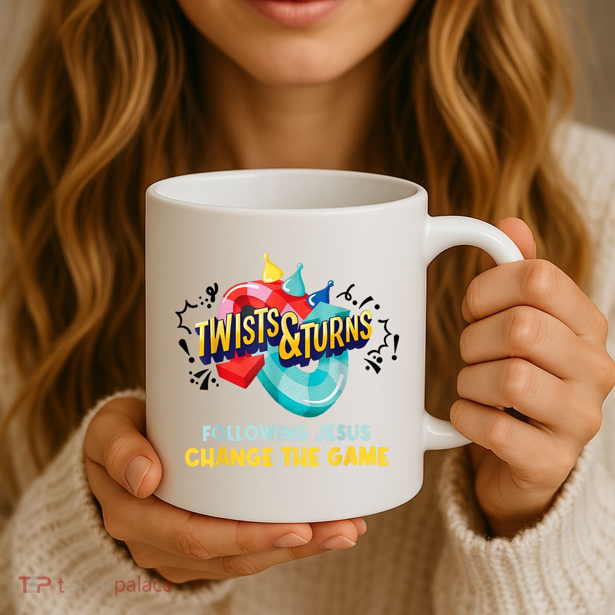 Twists And Turns VBS Follow Jesus Change The Games Coffee Mug