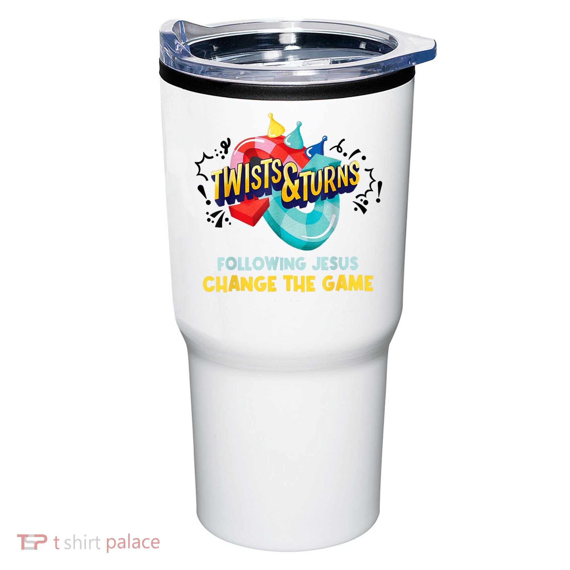 Twists And Turns VBS Follow Jesus Change The Games Tumbler