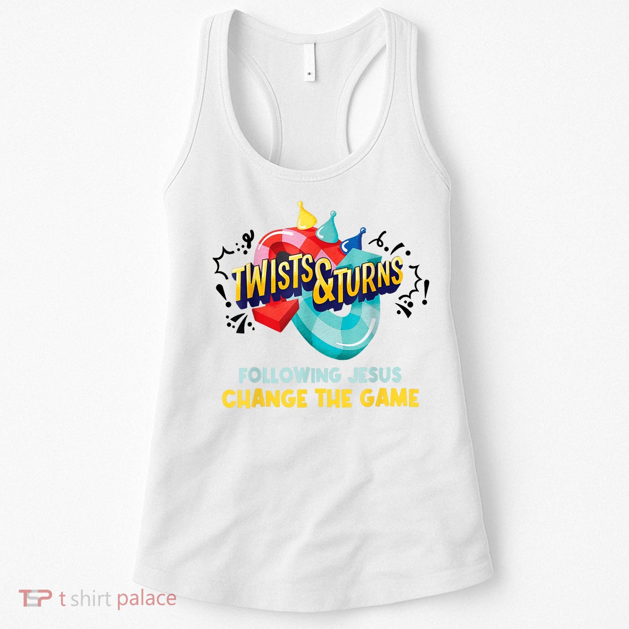 Twists And Turns VBS Follow Jesus Change The Games Women's Tank Top