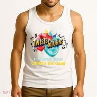 Twists And Turns VBS Follow Jesus Change The Games Tank Top thumb 3