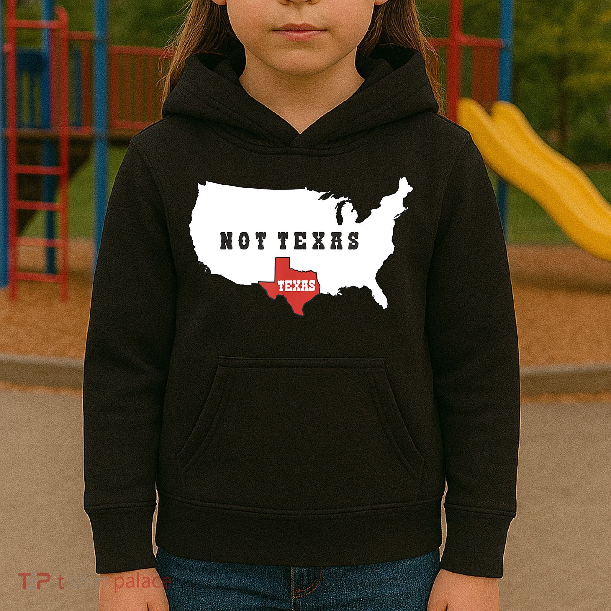 Texas And The Quote No Texas Kids Hoodie