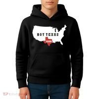 Texas And The Quote No Texas Kids Hoodie thumb 4