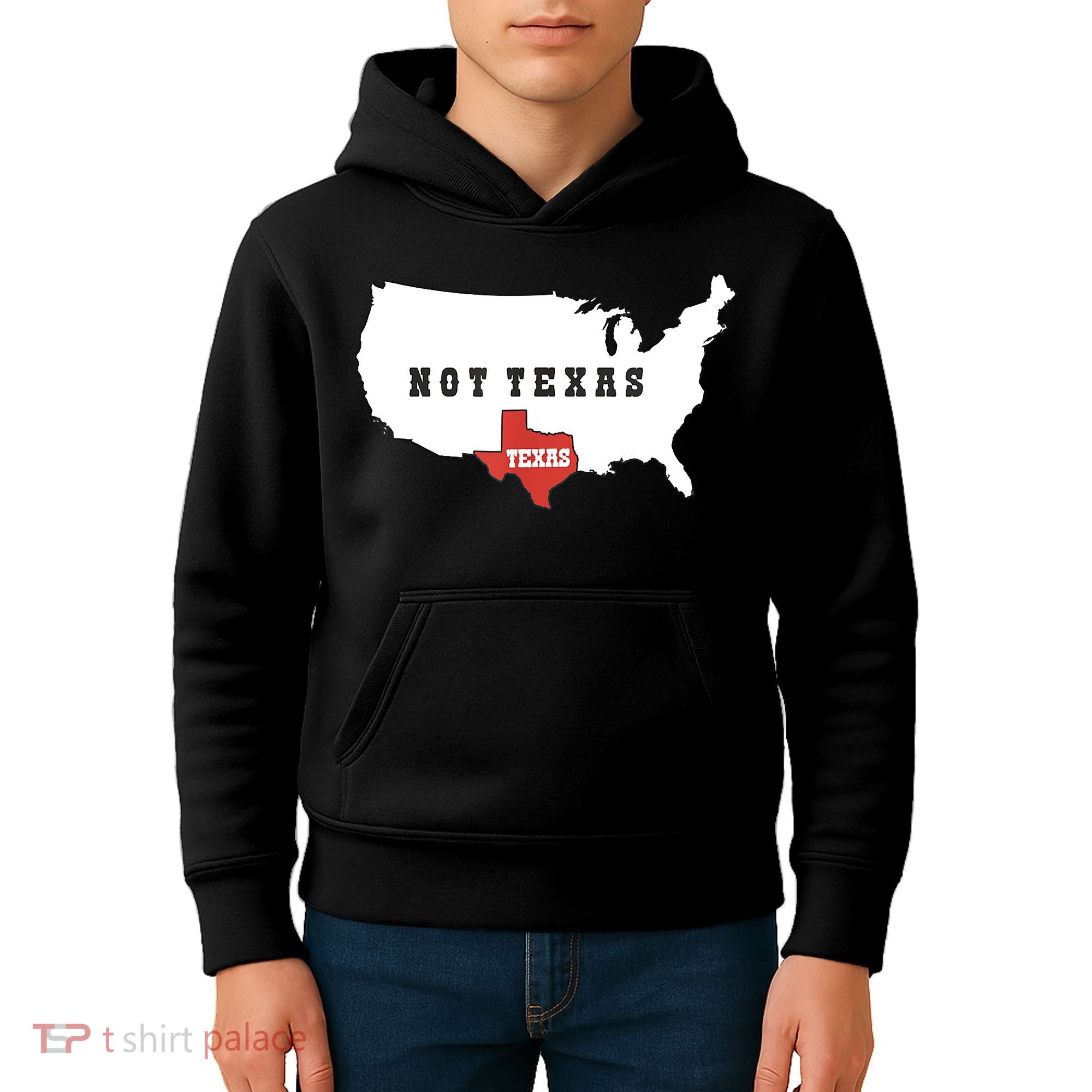 Texas And The Quote No Texas Kids Hoodie