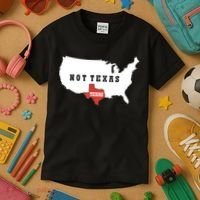 Texas And The Quote No Texas Kids T-Shirt thumb 3