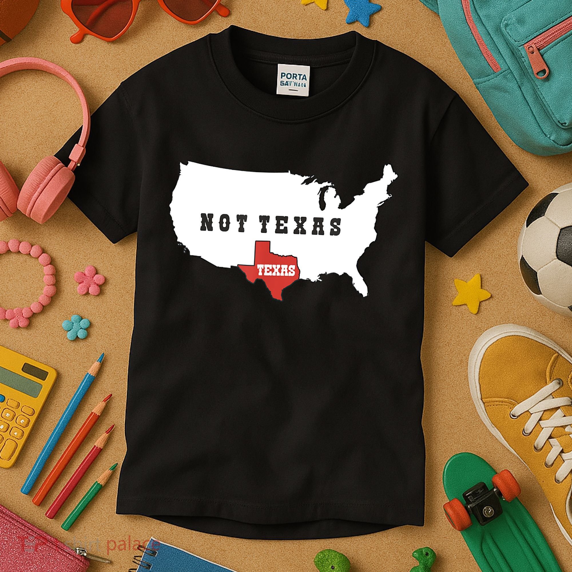 Texas And The Quote No Texas Kids T-Shirt