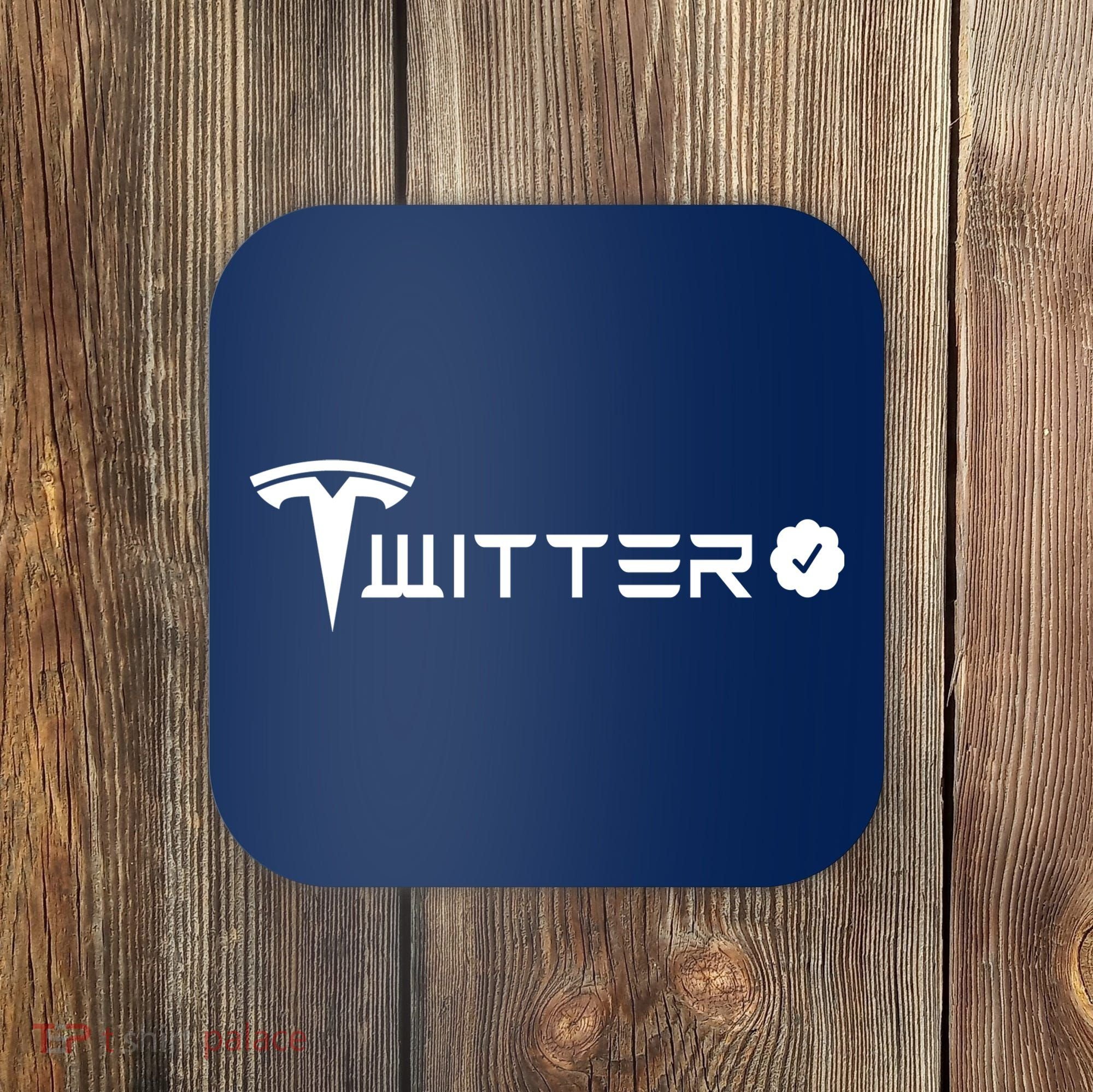 Twitter Combined Logo Coaster