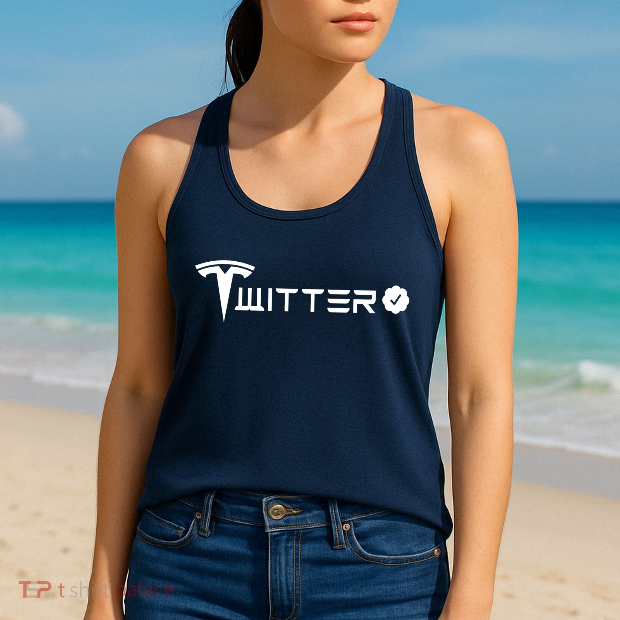 Twitter Combined Logo Women's Tank Top
