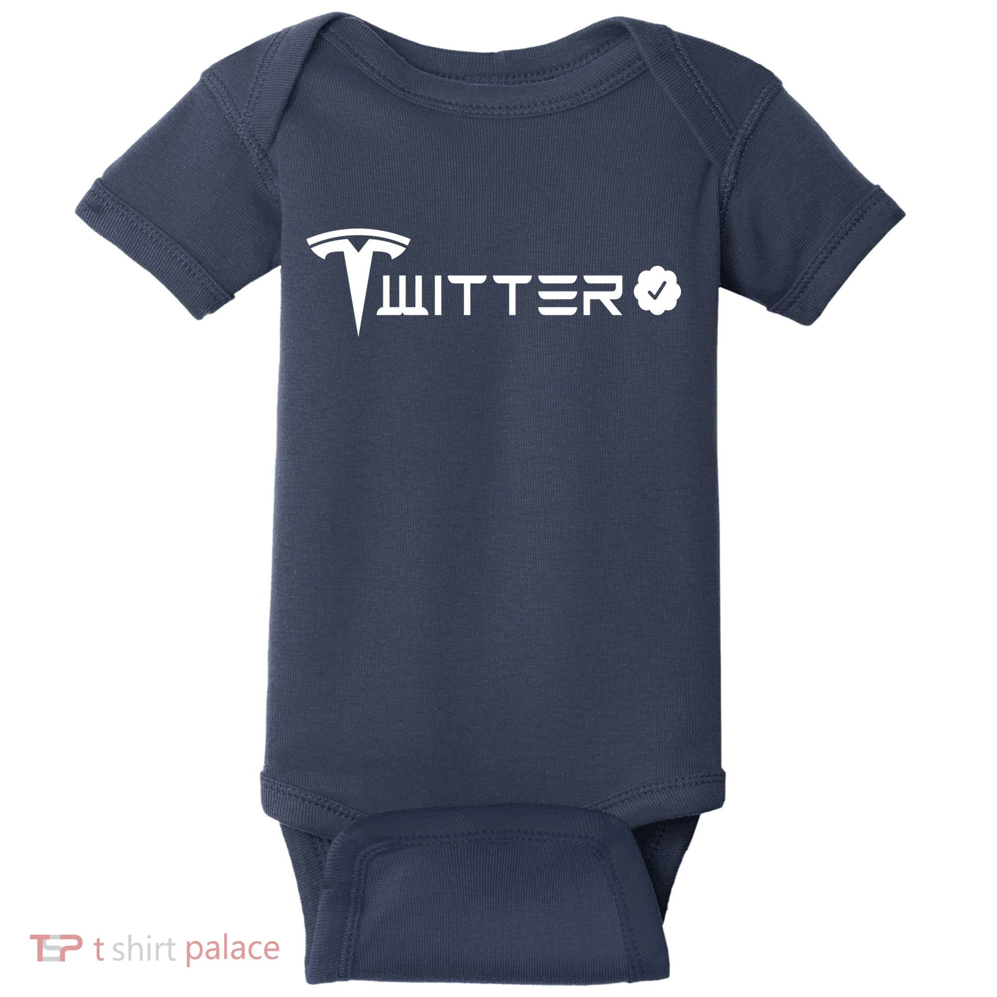 Twitter Combined Logo Baby Bodysuit
