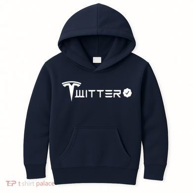 Twitter Combined Logo Kids Hoodie